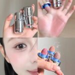 Mini Cream Blush Cylinders