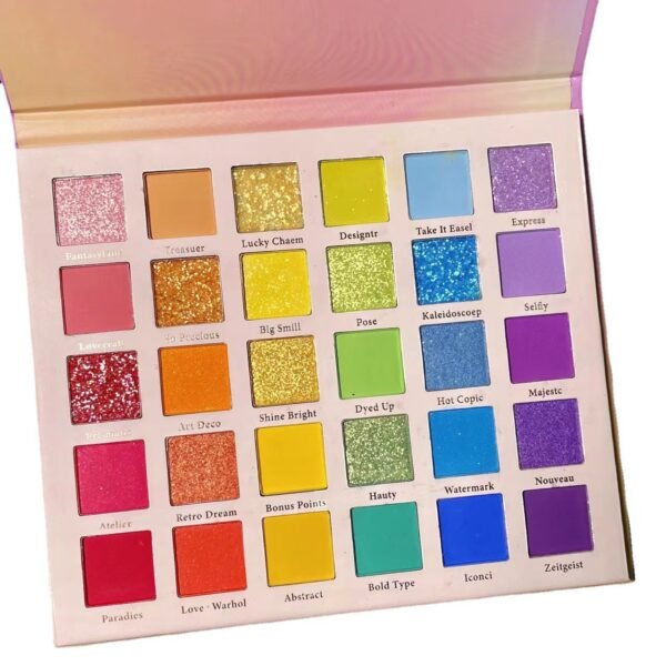 Rainbow Glitter Palette