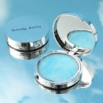 Mirror Compact Pressed Powder - Sky Blue