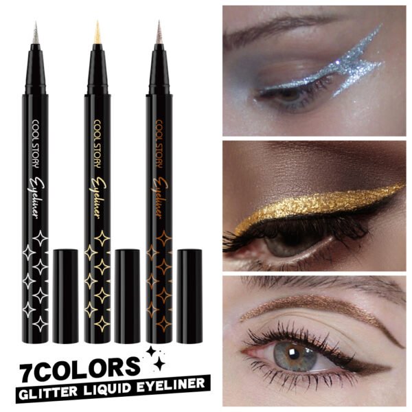 7-Color Glitter Liquid Eyeliner